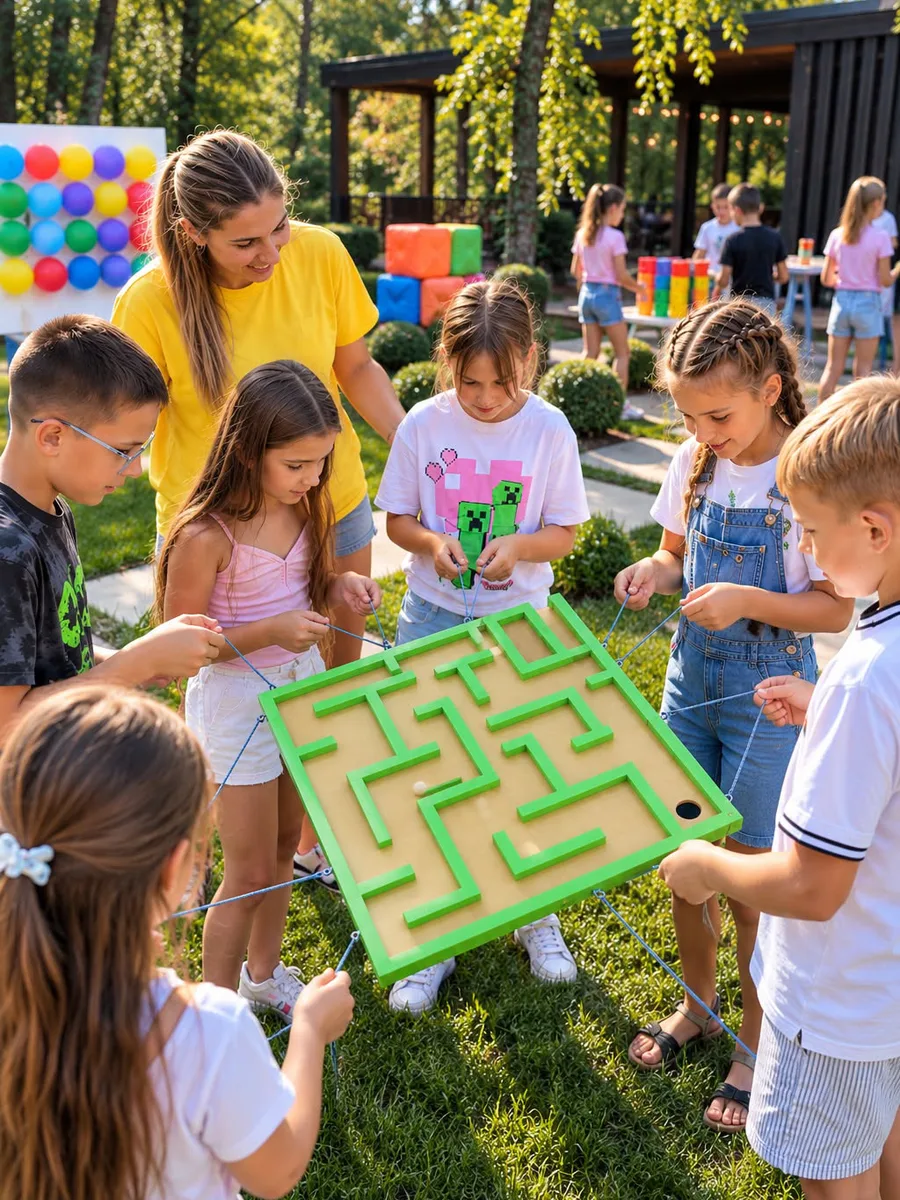 Діти 8-10 років на командній грі